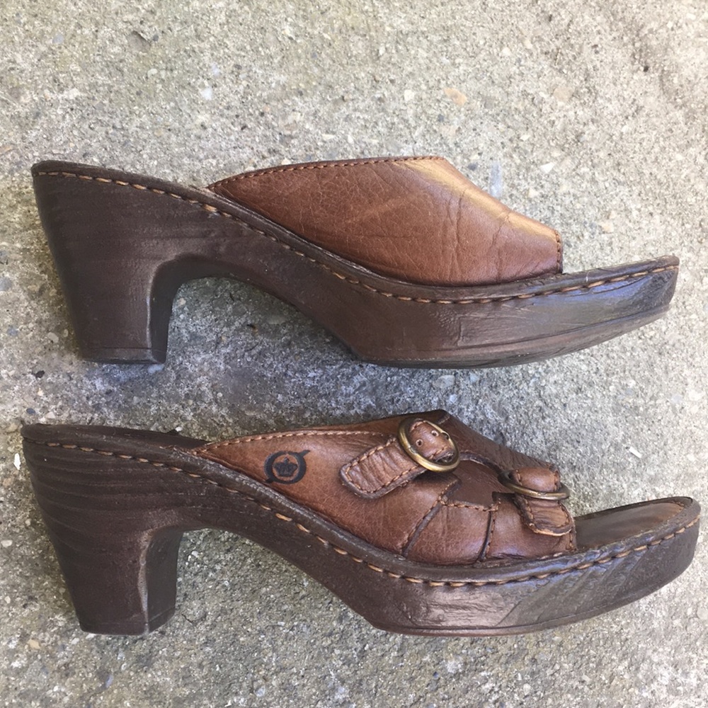 Born double buckle slip-on sandals - Picture 2 of 6